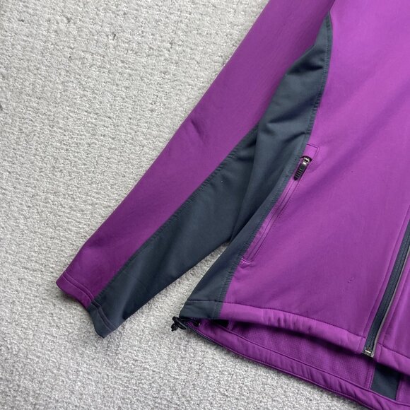 Rossignol Cross country XC skiing Jacket Wom L Purple Softshell Lightweight - Picture 2 of 14